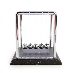 Newton's Cradle with Marble-look Base