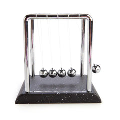 Newton's Cradle with Marble-look Base
