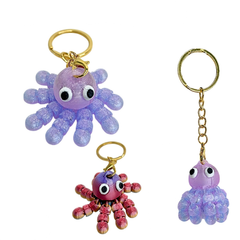 3D Printed 4cm Keychain - Octopus