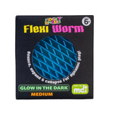Flexi-Worm Fidget - Glow in the Dark Medium