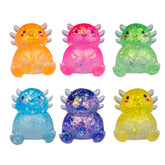 Squishy Glitter Axolotl