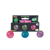 Super Squeeze Glow in the Dark Mini Balls Set of 3