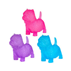Super Squeeze Glow-in-the-dark White Terrier