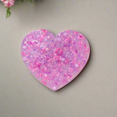 Picking Pad - Pink Heart 8.5cm