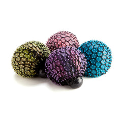 Spiky Rainbow Mesh Squish Ball
