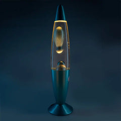 Blue Metallic Magma Lava Lamp