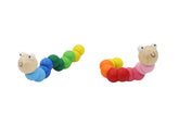 Wooden Rainbow Worm