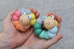 Wooden Pastel Worm