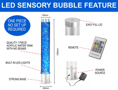 Sensory Bubble Tube Tower 120cm
