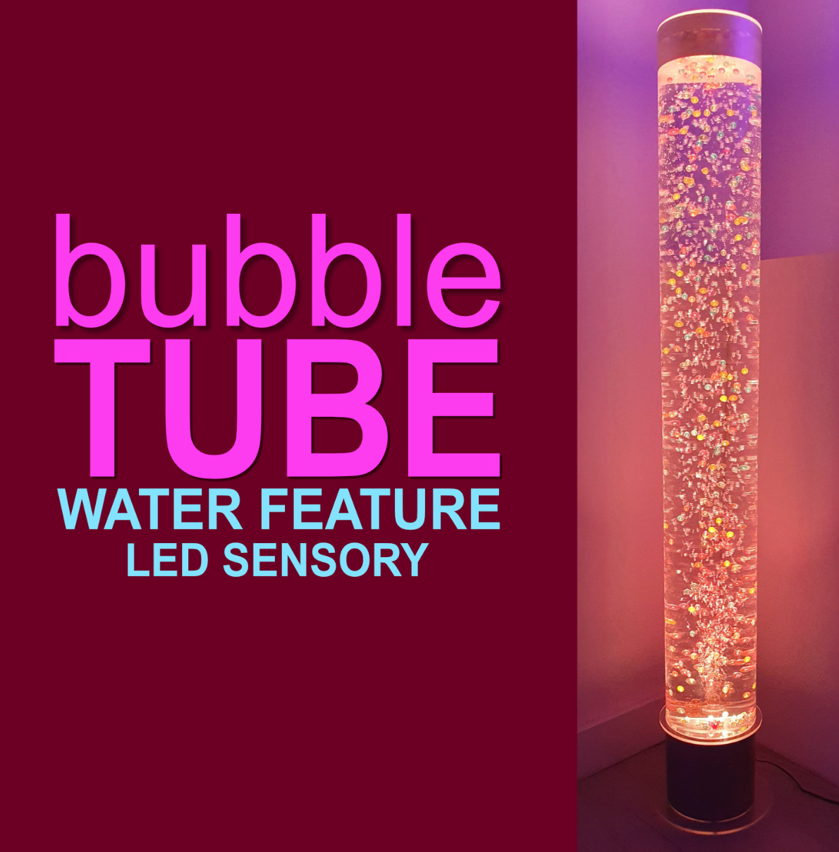 Sensory Bubble Tube Tower 120cm