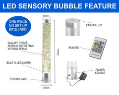 Sensory Bubble Tube Water Feature - 180cm Bundle *PREORDER