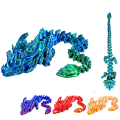 Mystic 3D Dragon with Large Head Sensory Toy