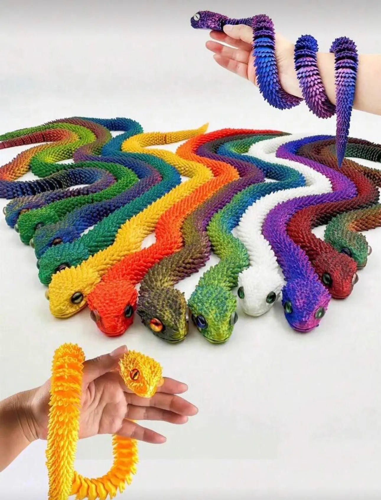 3D Printed Fidget Snake 60cm