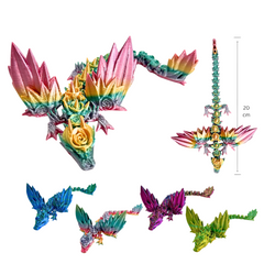 3D Rose Dragon Sensory Toy