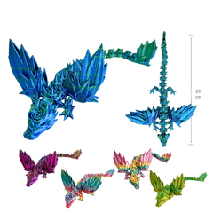 3D Rose Dragon Sensory Toy