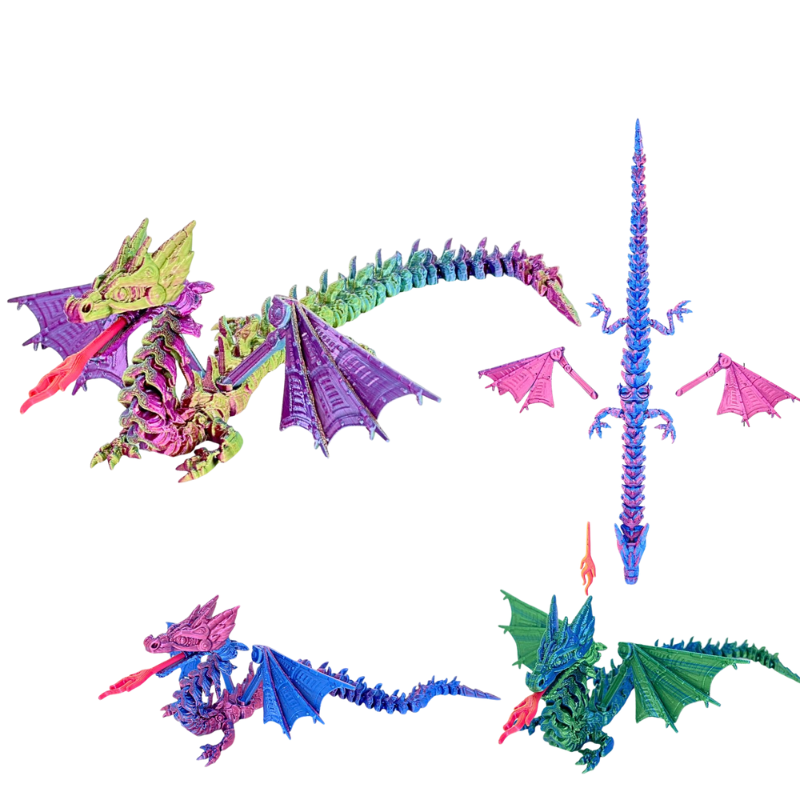 Fire Breathing 3D Dragon Sensory Toy