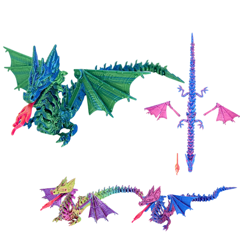 Fire Breathing 3D Dragon Sensory Toy