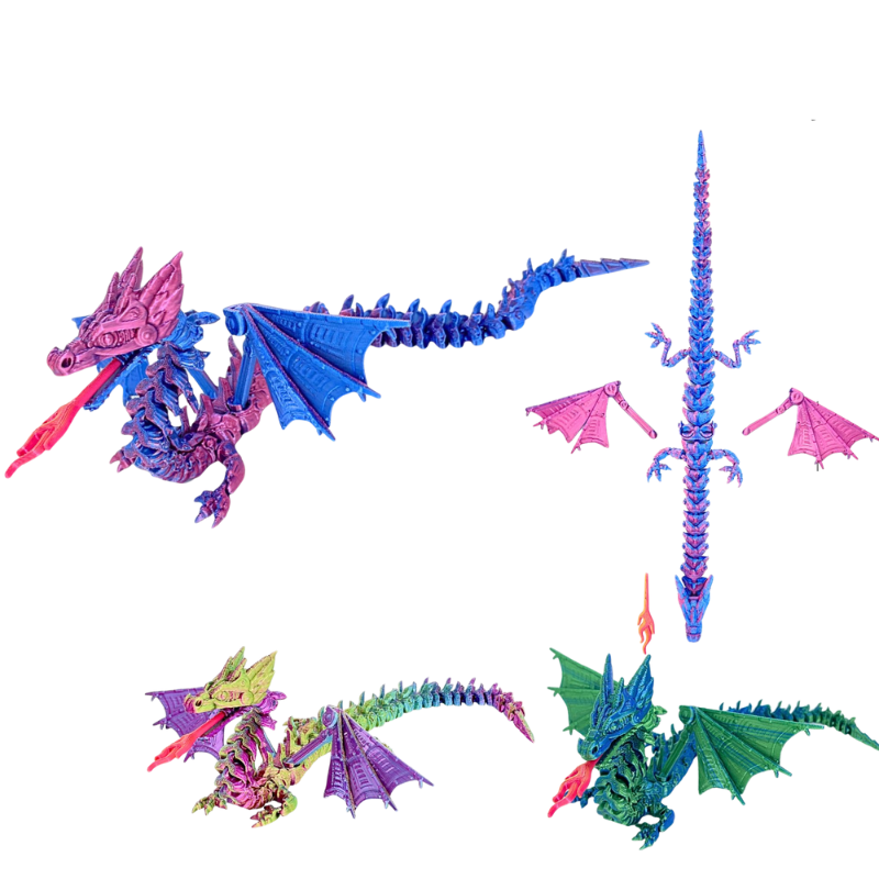 Fire Breathing 3D Dragon Sensory Toy