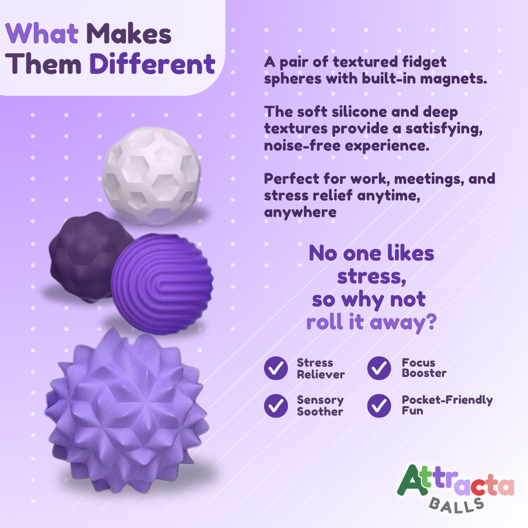 AttractaBalls - Medium 4 Pack