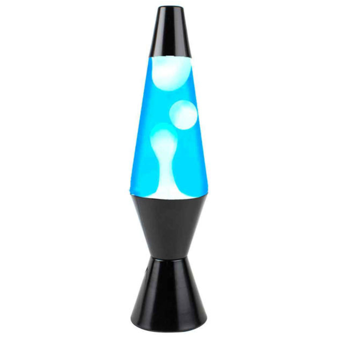 Lava Lamp - White/Blue/Black