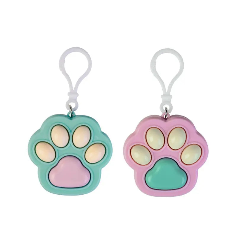 Fidget Keychain Cat Paw Click