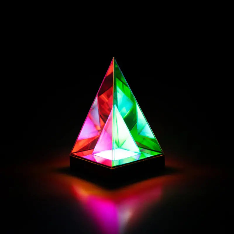 Pyramid Infinity Lamp