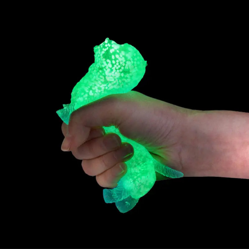 Super Squeeze Glow-in-the-dark White Terrier