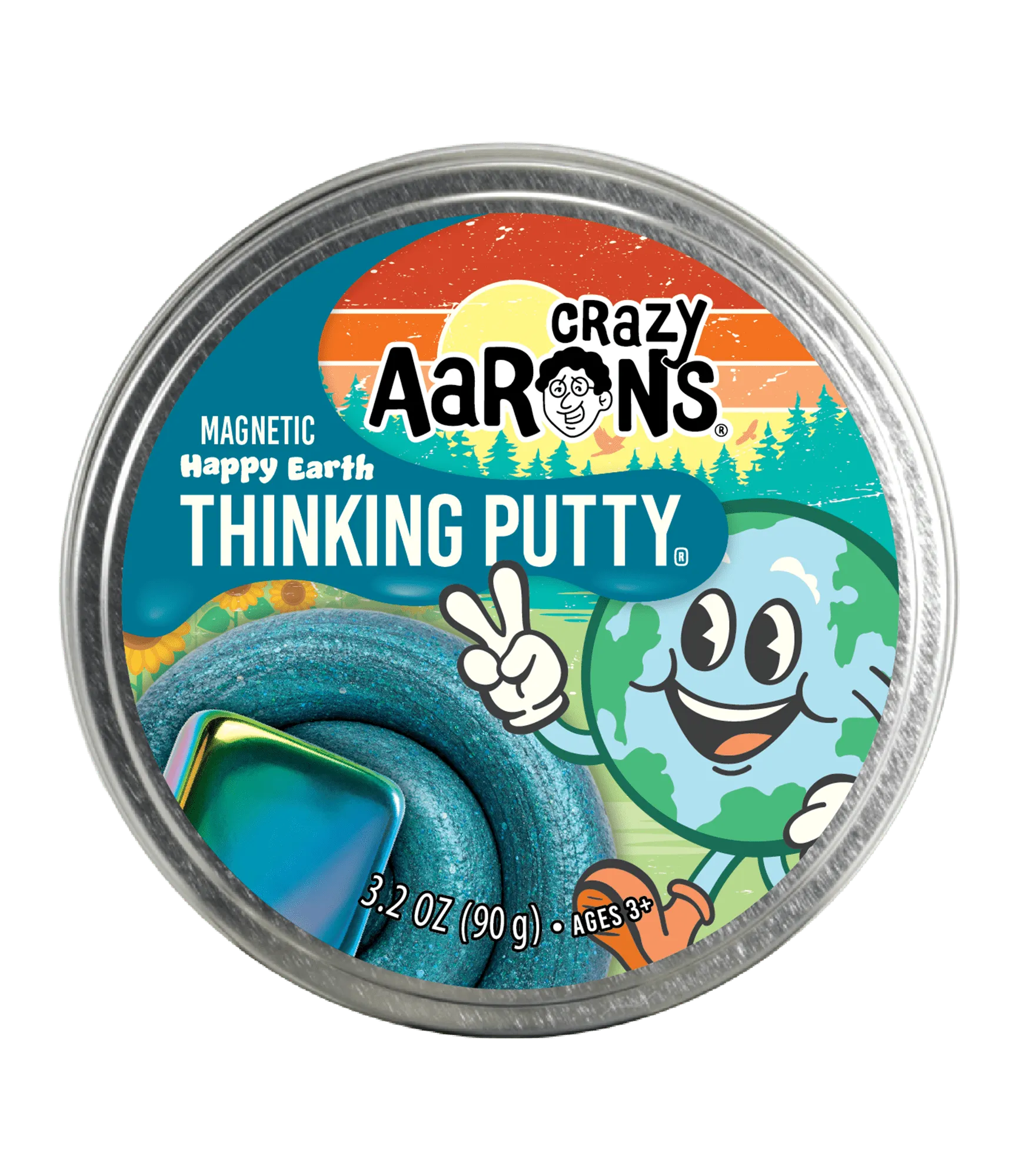 Happy Earth - Magnetic Storm Thinking Putty