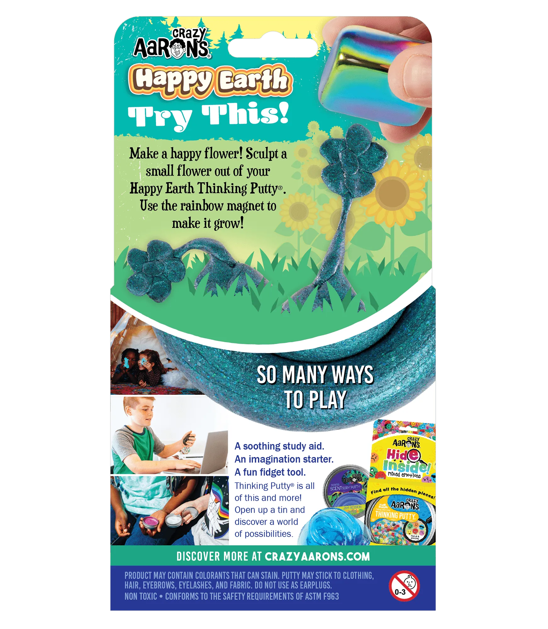 Happy Earth - Magnetic Storm Thinking Putty