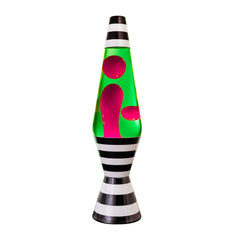 Black & White Striped Lava Lamp