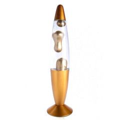 Gold Metallic Magma Lava Lamp