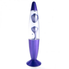 Purple Metallic Magma Lava Lamp