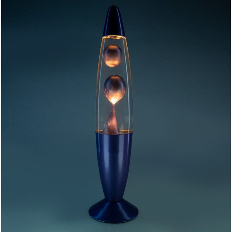 Purple Metallic Magma Lava Lamp