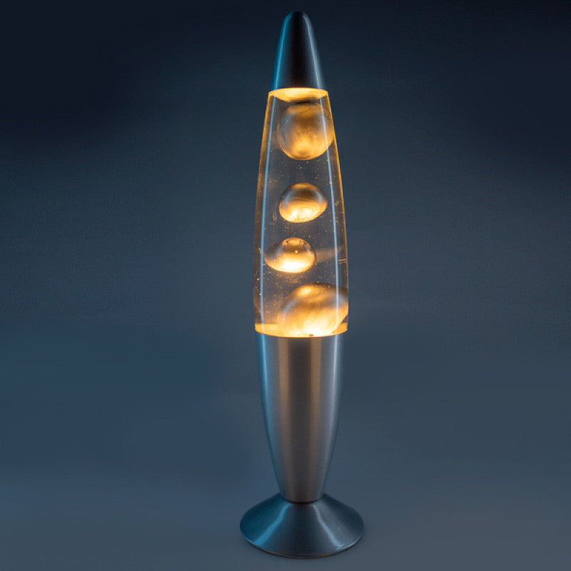 Silver Metallic Magma Lava Lamp