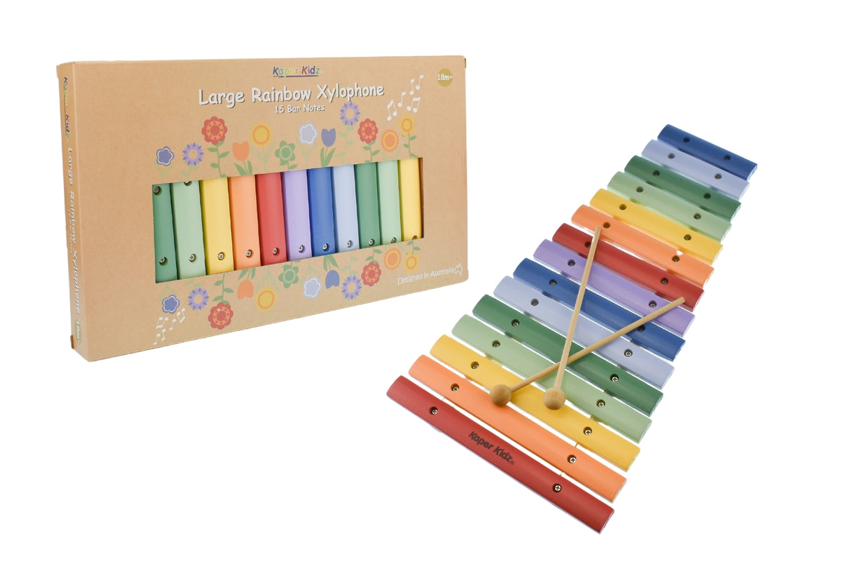 Large Rainbow Xylophone - 15 Bar Notes