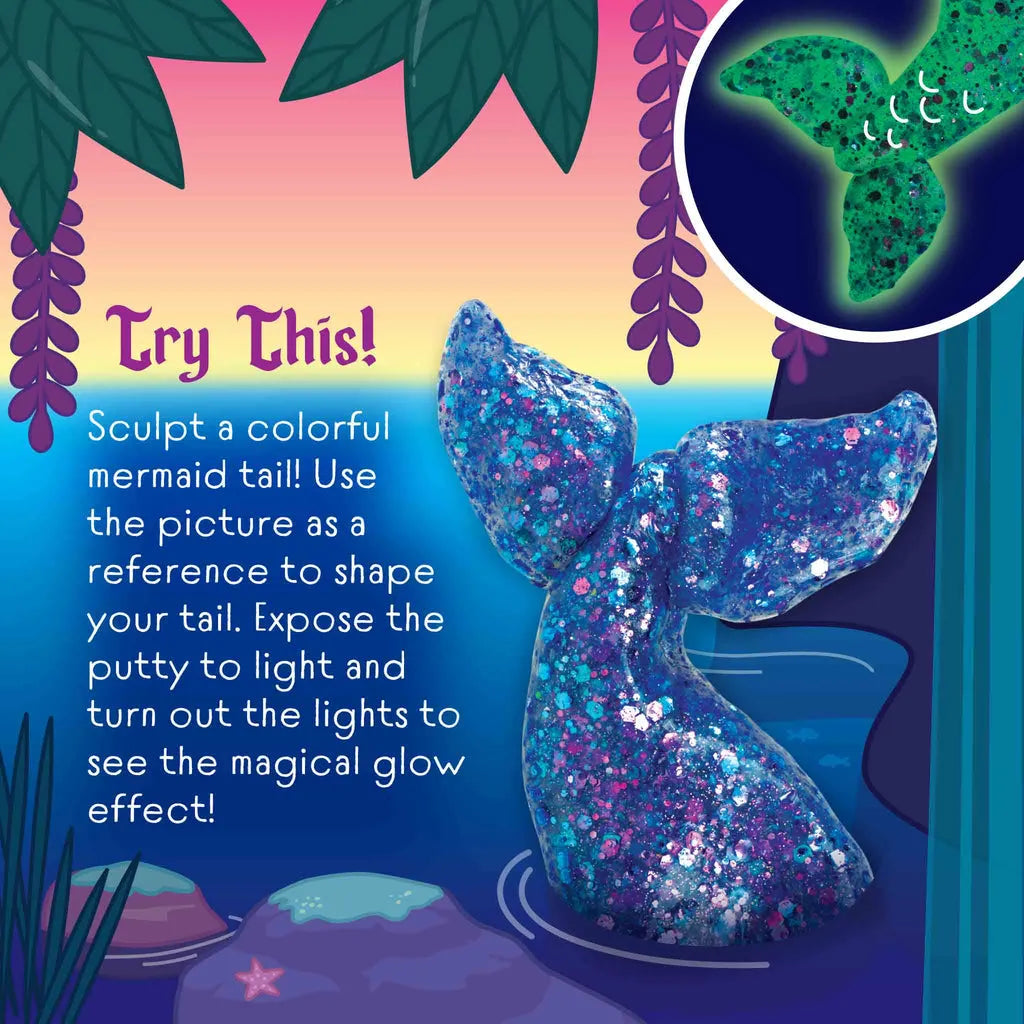 Mermaid Tale -  Glowbrights Thinking Putty