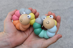 Wooden Pastel Worm