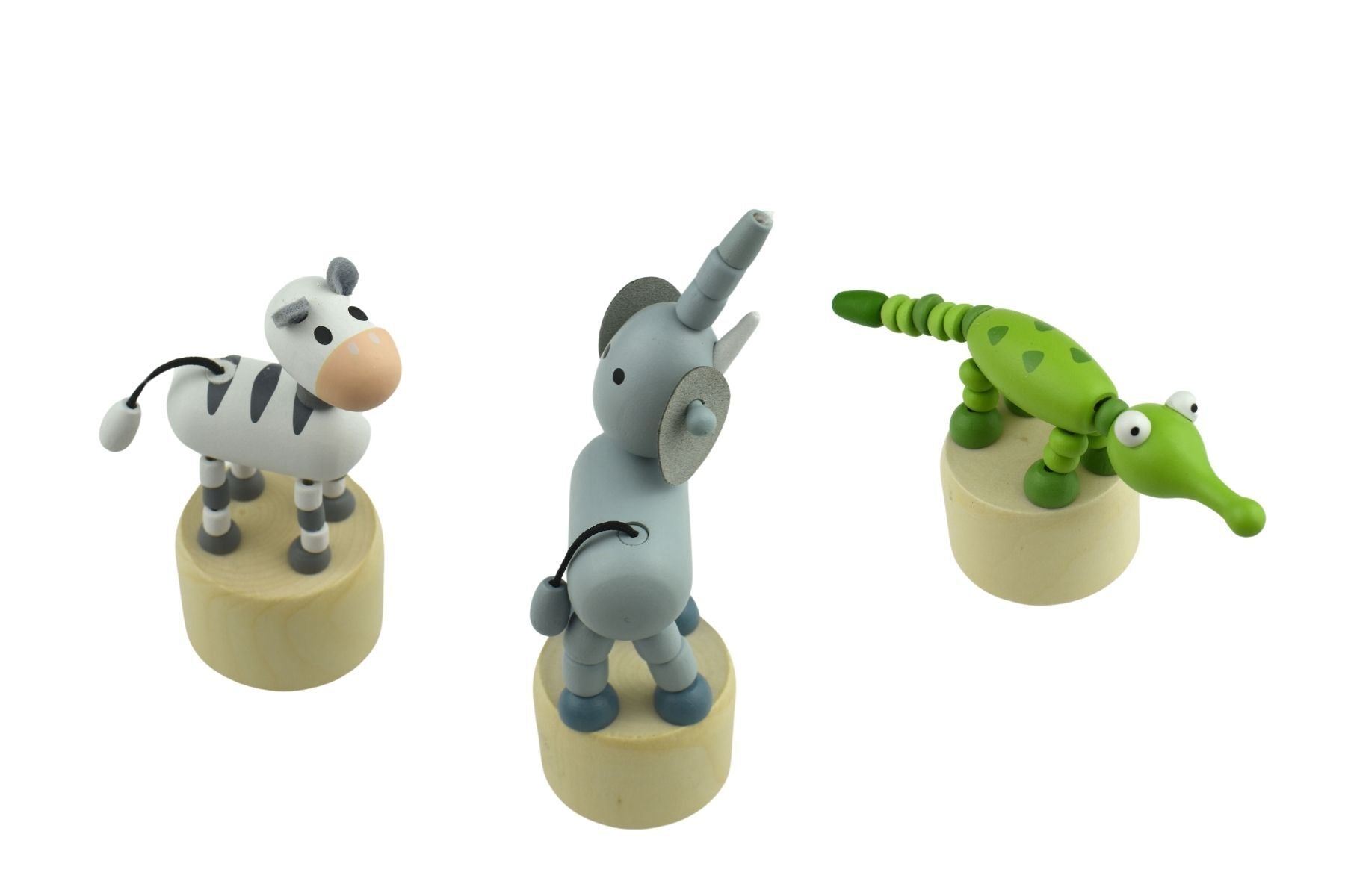 Wooden Dancing Jungle Animals