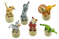 Wooden Dancing Jungle Animals