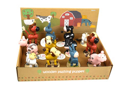 Wooden Dancing Farm Animals