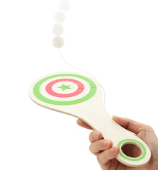 Wooden Paddle Ball Game