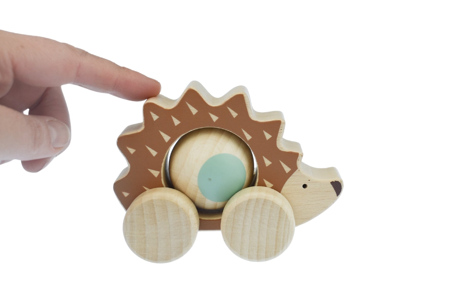 Eco Play Push Along Spinning Hedgehog