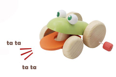 Eco Play Push Along Croaking Frog