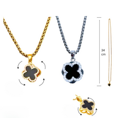 Fidget Clover Necklace