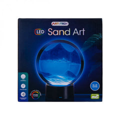 Blue LED Sand Art