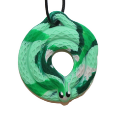 Snake Pendant Chewable Necklace