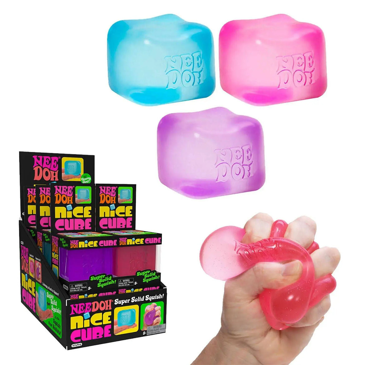 NeeDoh Nice Cube – Squish Fiddle