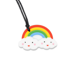 Rainbow Pendant Chewable Necklace