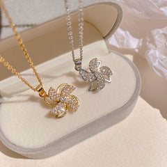Fidget Windmill Necklace